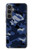 W2959 Navy Blue Camo Camouflage Hard Case and Leather Flip Case For Samsung Galaxy S23 FE