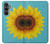 W3039 Vintage Sunflower Blue Hard Case and Leather Flip Case For Samsung Galaxy S23 FE