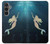 W3250 Mermaid Undersea Hard Case and Leather Flip Case For Samsung Galaxy S23 FE