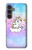 W3256 Cute Unicorn Cartoon Hard Case and Leather Flip Case For Samsung Galaxy S23 FE