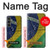 W3297 Brazil Flag Vintage Football Graphic Hard Case and Leather Flip Case For Samsung Galaxy S23 FE