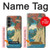 W3348 Utagawa Hiroshige The Monkey Bridge Hard Case and Leather Flip Case For Samsung Galaxy S23 FE