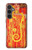 W3352 Gustav Klimt Medicine Hard Case and Leather Flip Case For Samsung Galaxy S23 FE