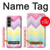 W3514 Rainbow Zigzag Hard Case and Leather Flip Case For Samsung Galaxy S23 FE