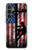 W3803 Electrician Lineman American Flag Hard Case and Leather Flip Case For Samsung Galaxy S23 FE