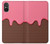 W3754 Strawberry Ice Cream Cone Hard Case and Leather Flip Case For Sony Xperia 5 V