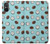 W3860 Coconut Dot Pattern Hard Case and Leather Flip Case For Sony Xperia 5 V