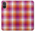 W3941 LGBT Lesbian Pride Flag Plaid Hard Case and Leather Flip Case For Sony Xperia 5 V