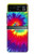 W2884 Tie Dye Swirl Color Hard Case and Leather Flip Case For Motorola Razr 40