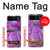 W2907 Purple Turquoise Stone Hard Case and Leather Flip Case For Motorola Razr 40