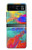 W2942 Brush Stroke Painting Hard Case and Leather Flip Case For Motorola Razr 40