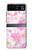 W3036 Pink Sweet Flower Flora Hard Case and Leather Flip Case For Motorola Razr 40