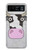 W3257 Cow Cartoon Hard Case and Leather Flip Case For Motorola Razr 40