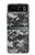 W3293 Urban Black Camo Camouflage Hard Case and Leather Flip Case For Motorola Razr 40