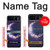 W3324 Crescent Moon Galaxy Hard Case and Leather Flip Case For Motorola Razr 40