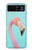 W3708 Pink Flamingo Hard Case and Leather Flip Case For Motorola Razr 40