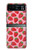 W3719 Strawberry Pattern Hard Case and Leather Flip Case For Motorola Razr 40