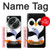 W2631 Cute Baby Penguin Hard Case and Leather Flip Case For OnePlus OPEN