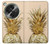 W3490 Gold Pineapple Hard Case and Leather Flip Case For OnePlus OPEN