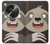 W3855 Sloth Face Cartoon Hard Case and Leather Flip Case For OnePlus OPEN