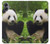 W1073 Panda Enjoy Eating Hard Case and Leather Flip Case For Samsung Galaxy A05