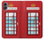 W2059 England British Telephone Box Minimalist Hard Case and Leather Flip Case For Samsung Galaxy A05