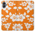 W2245 Hawaiian Hibiscus Orange Pattern Hard Case and Leather Flip Case For Samsung Galaxy A05