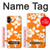 W2245 Hawaiian Hibiscus Orange Pattern Hard Case and Leather Flip Case For Samsung Galaxy A05