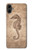 W3214 Seahorse Skeleton Fossil Hard Case and Leather Flip Case For Samsung Galaxy A05