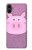 W3269 Pig Cartoon Hard Case and Leather Flip Case For Samsung Galaxy A05