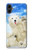 W3794 Arctic Polar Bear and Seal Paint Hard Case and Leather Flip Case For Samsung Galaxy A05