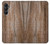 W0599 Wood Graphic Printed Hard Case and Leather Flip Case For Samsung Galaxy A05s