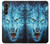 W0752 Blue Fire Grim Wolf Hard Case and Leather Flip Case For Samsung Galaxy A05s