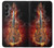 W0864 Fire Violin Hard Case and Leather Flip Case For Samsung Galaxy A05s