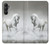 W0932 White Horse Hard Case and Leather Flip Case For Samsung Galaxy A05s