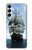 W1096 Sailing Ship in an Ocean Hard Case and Leather Flip Case For Samsung Galaxy A05s