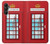 W2059 England British Telephone Box Minimalist Hard Case and Leather Flip Case For Samsung Galaxy A05s