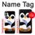 W2631 Cute Baby Penguin Hard Case and Leather Flip Case For Samsung Galaxy A05s