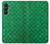 W2704 Green Fish Scale Pattern Graphic Hard Case and Leather Flip Case For Samsung Galaxy A05s