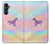 W3203 Rainbow Unicorn Hard Case and Leather Flip Case For Samsung Galaxy A05s