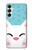 W3542 Cute Cat Cartoon Hard Case and Leather Flip Case For Samsung Galaxy A05s