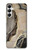 W3700 Marble Gold Graphic Printed Hard Case and Leather Flip Case For Samsung Galaxy A05s