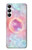 W3709 Pink Galaxy Hard Case and Leather Flip Case For Samsung Galaxy A05s