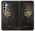 W0472 Lion Hard Case and Leather Flip Case For Samsung Galaxy A15 5G