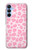 W2213 Pink Leopard Pattern Hard Case and Leather Flip Case For Samsung Galaxy A15 5G