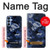 W2959 Navy Blue Camo Camouflage Hard Case and Leather Flip Case For Samsung Galaxy A15 5G