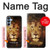 W3182 Lion Hard Case and Leather Flip Case For Samsung Galaxy A15 5G