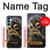 W3594 Grim Reaper Wins Poker Hard Case and Leather Flip Case For Samsung Galaxy A15 5G