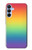 W3698 LGBT Gradient Pride Flag Hard Case and Leather Flip Case For Samsung Galaxy A15 5G