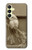 W1386 Paper Sculpture Owl Hard Case and Leather Flip Case For Samsung Galaxy A25 5G